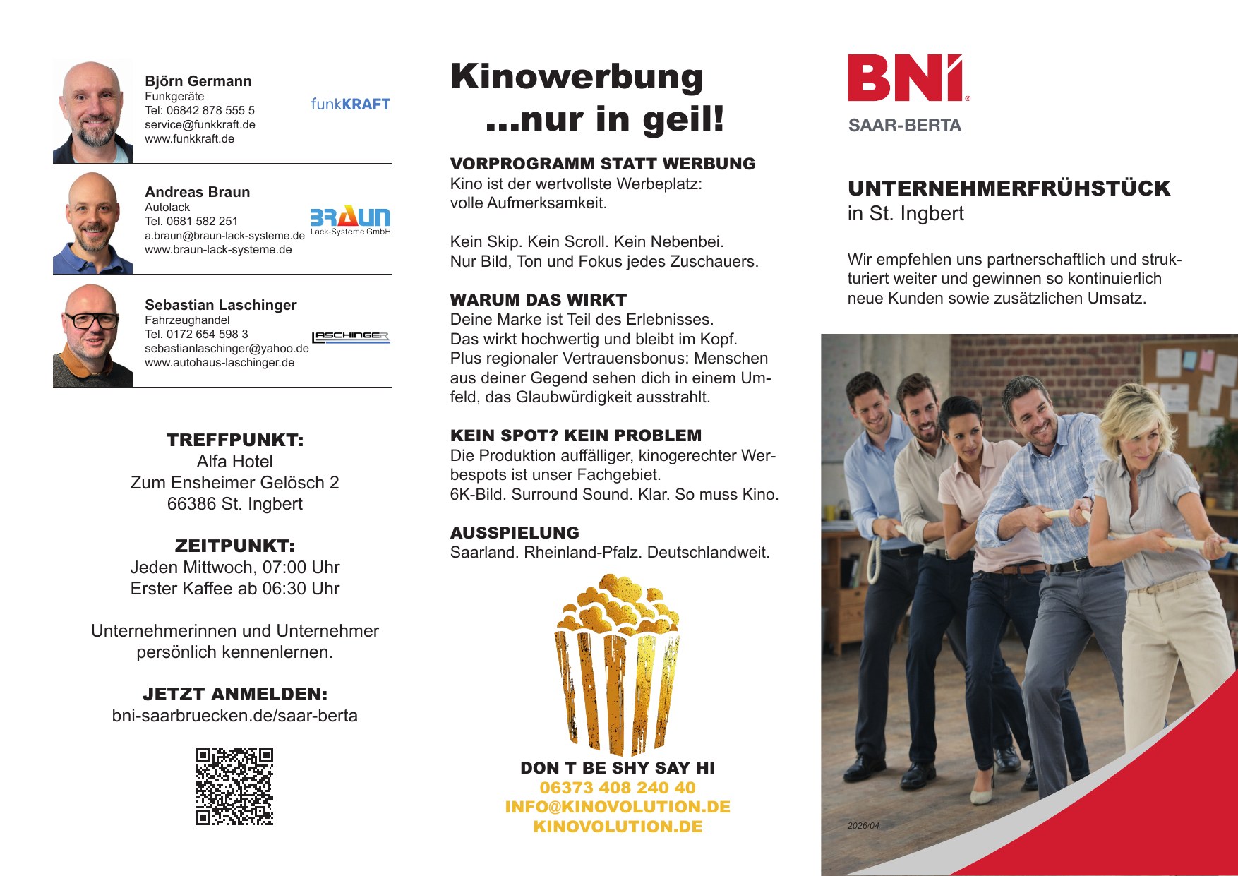 Chapterflyer Saar-Berta Unternehmerfruehstueck
